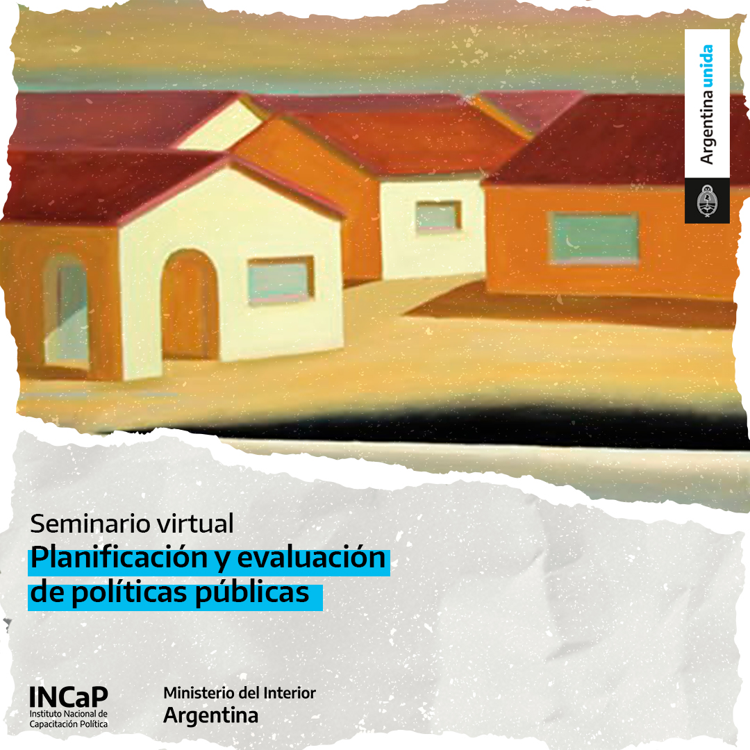 Planificación y evaluación de políticas públicas (SEPTIEMBRE 2021)